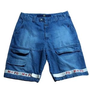 - Le jeans de Marithe François Girbaud vintage baggy shorts (**)